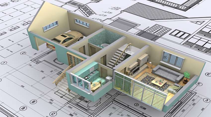 Design Autocad 2d And 3d House Plan By